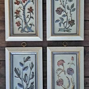 Complete set of vintage (1960s) Four Seasons TMC-Chicago raised metal relief art